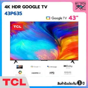 TCL 43p635 Smart Google Tv Frameless