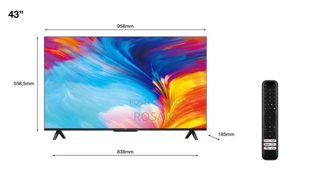 TCL 43p635 Smart Google Tv Frameless - thumbnail 2