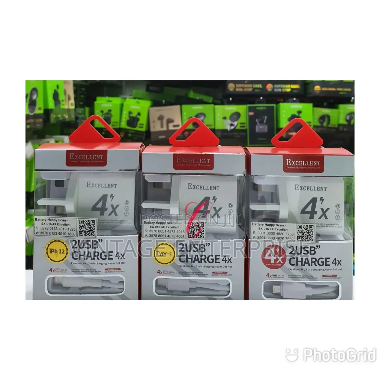Excellent 4X Chargers