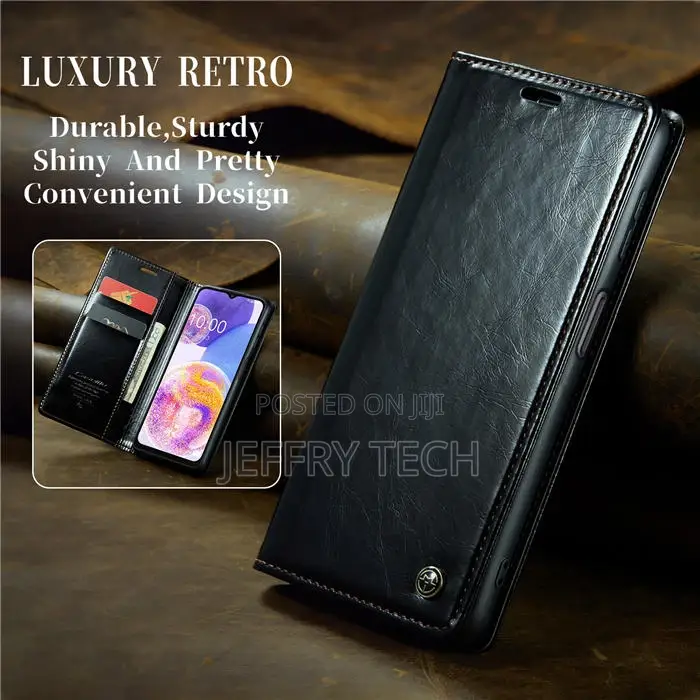 Samsung Galaxy A23 Wallet Magnetic Case Black
