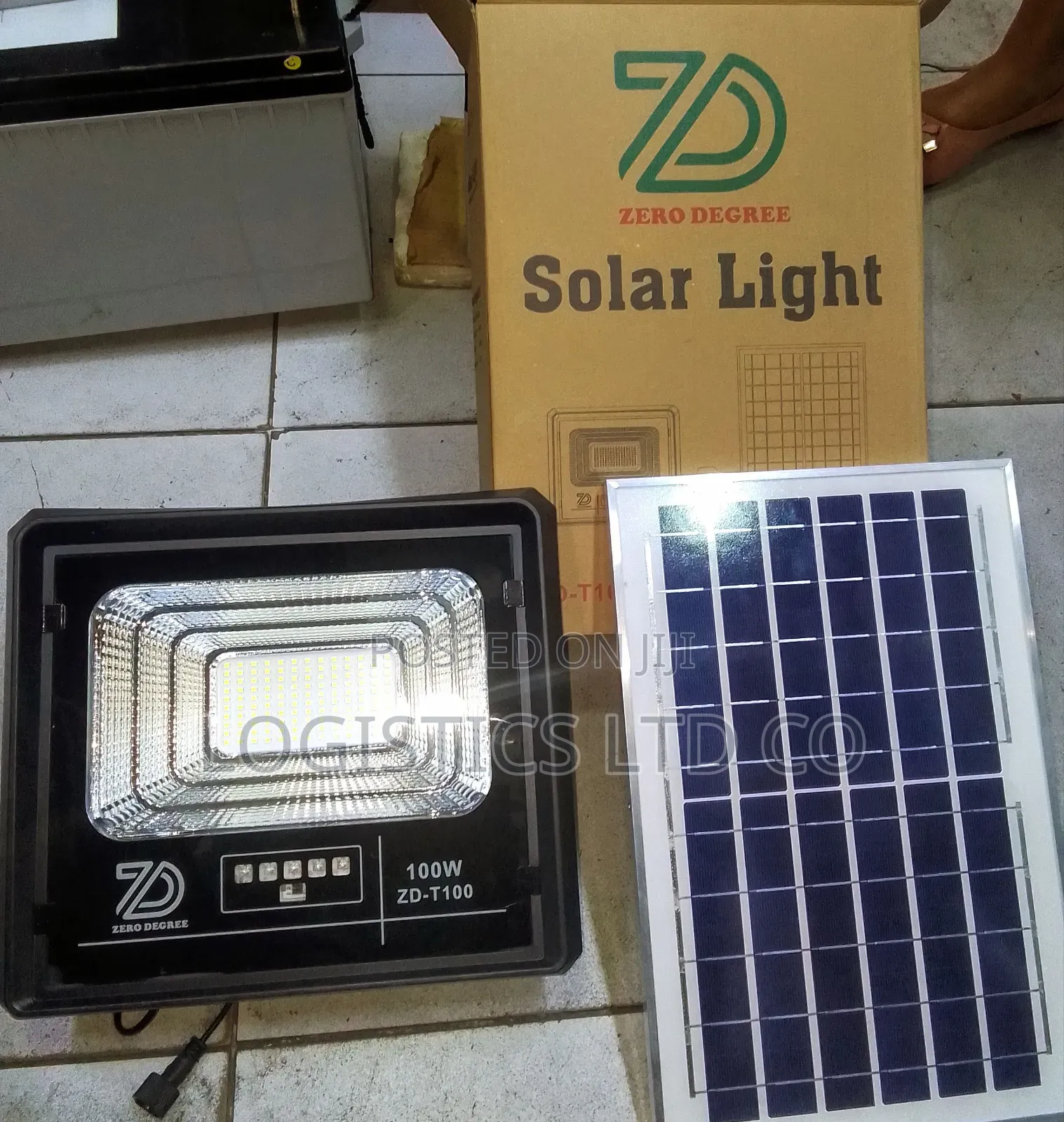 Solar Light 100w With 10w Panel.