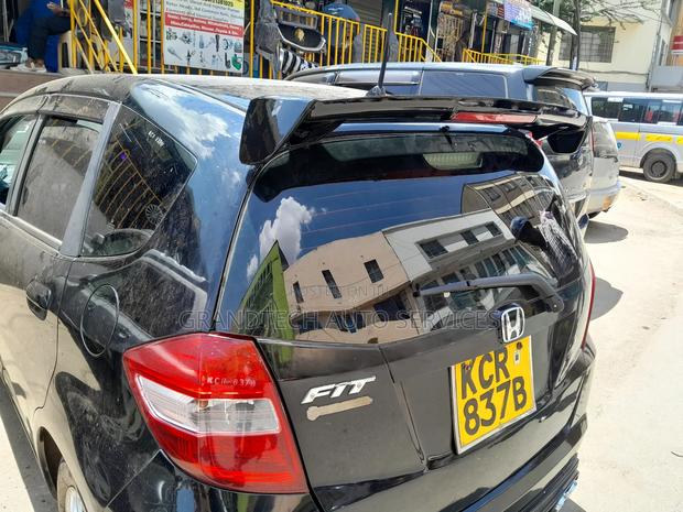 Honda Fit Boot Spoiler With Brake Light.