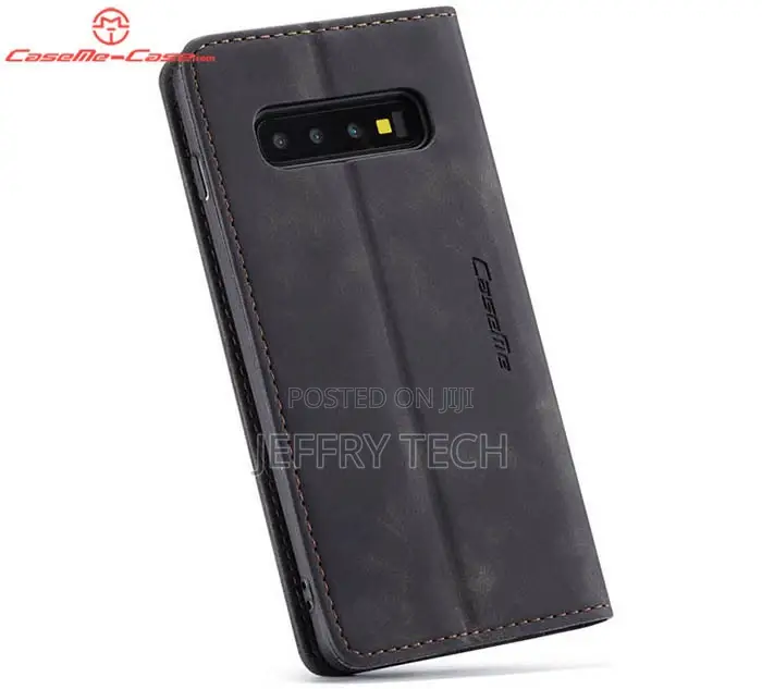 Samsung Galaxy S10 Plus Retro Wallet Kickstand Magnetic