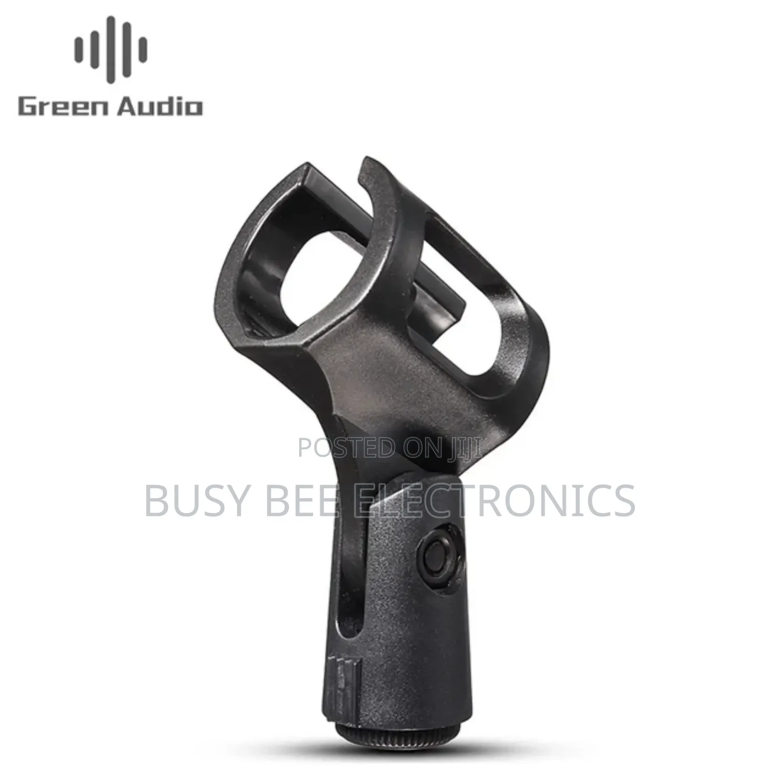 Plastic Black Mic Microphone Stand Clip Clamp Holder