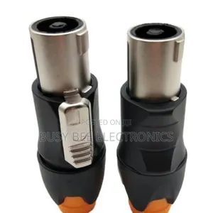 Silver Metallic Speakon Connectors