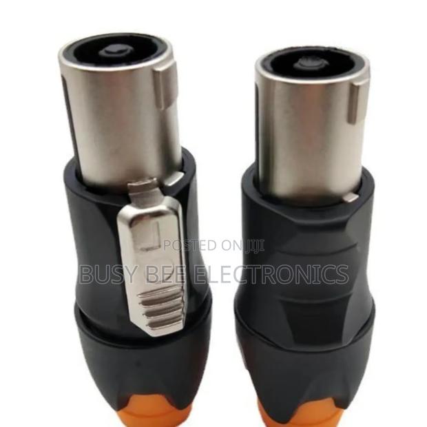 Silver Metallic Speakon Connectors - thumbnail 3