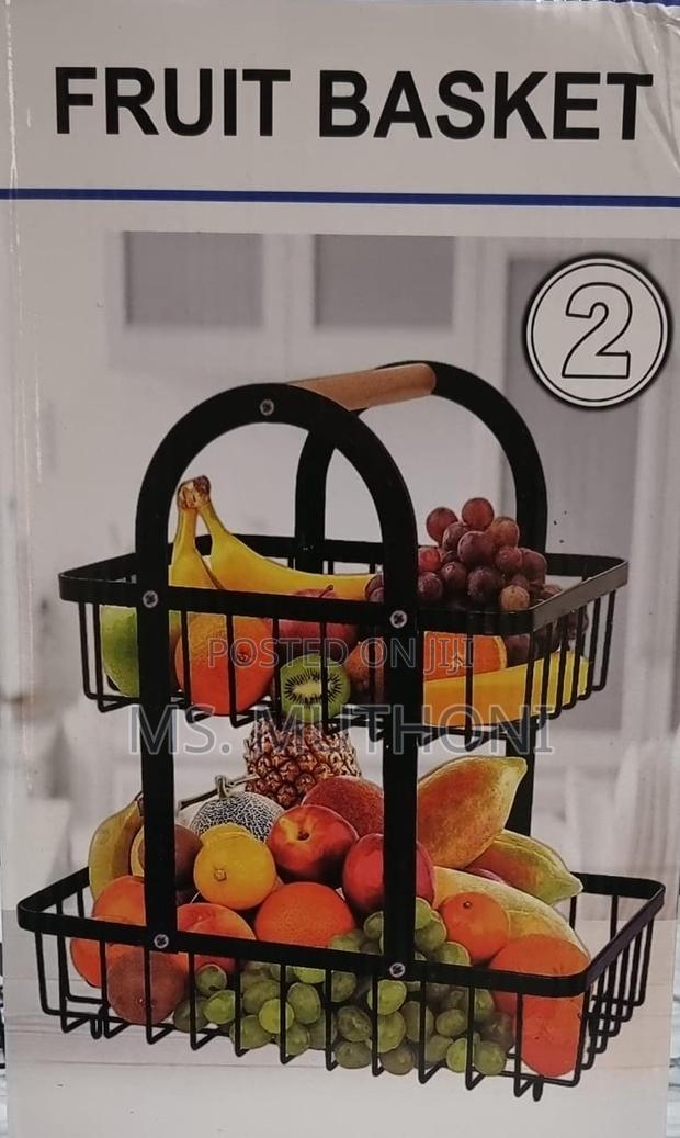 Fruit Basket 2 Layer Metallic Mesh - thumbnail 4