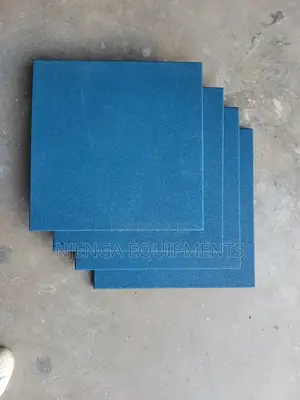 20mm Rubber Gym Mats Blue