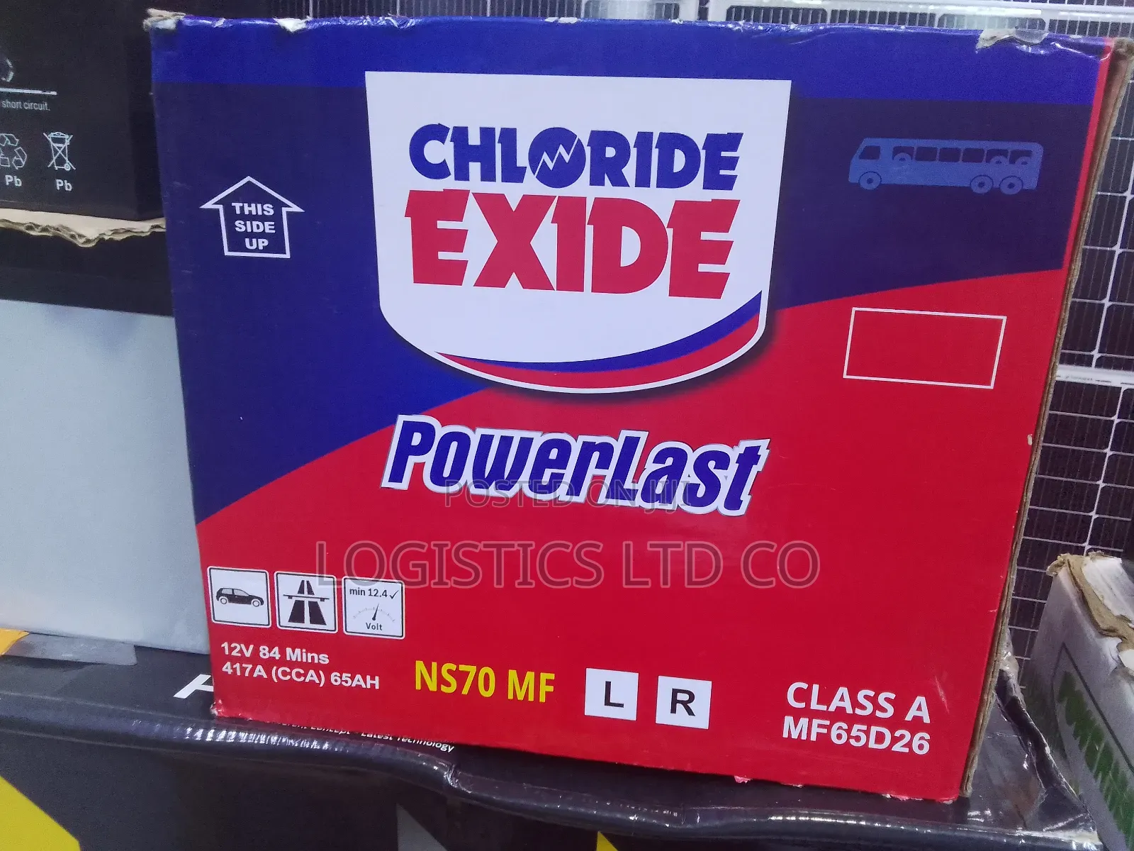Chloride Exide Powerlast N70 Maintenance Free