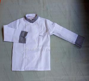 Kids White Chef Jacket - thumbnail 2