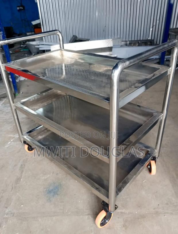 Fine Food Trolley Stainless
