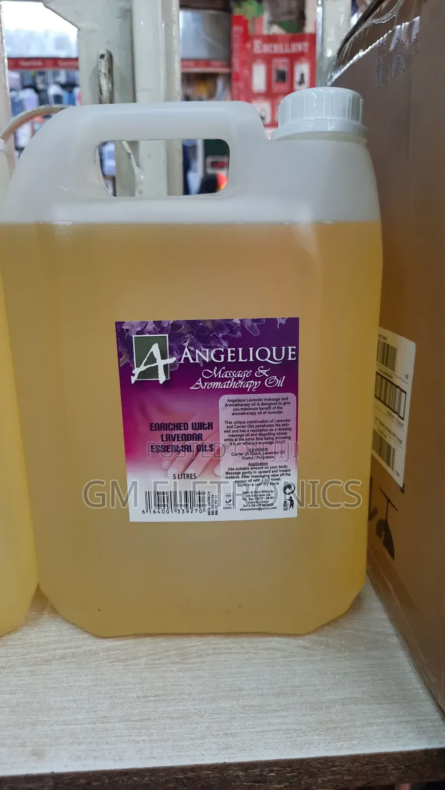 5 Litre Angelique Sweet Almond/ Lavender Massage Oil.