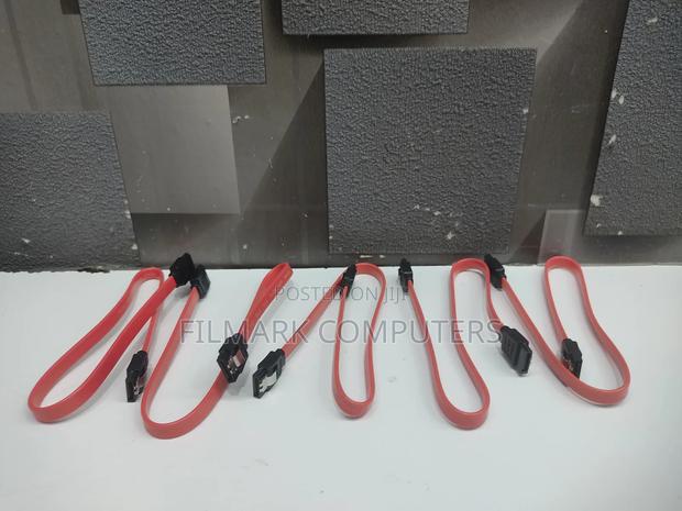 10CM Red Short SATA Cable Serial ATA SATA Line Cable - thumbnail 2