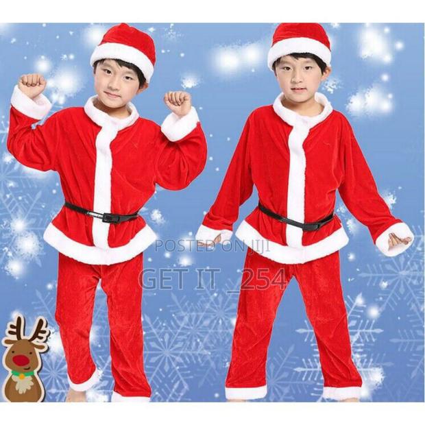 Christmas Boys Santa Costumes Age 10 -13 Year Old