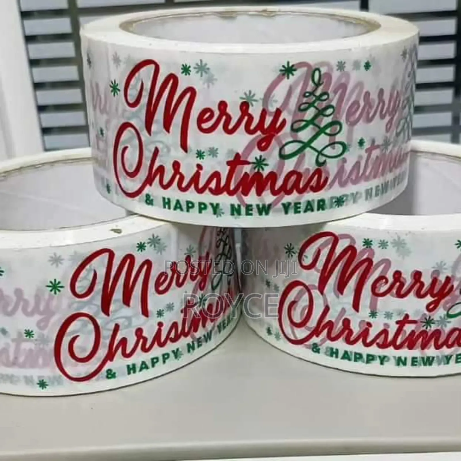 Merry Christmas Happy New Year Tape