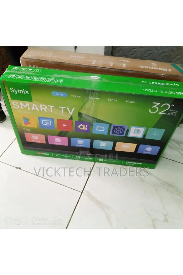 Syinix 32" 32S65 Smart and Frameless Tv