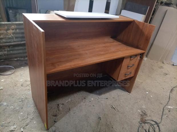 Royal Teak Reception Desk - main view