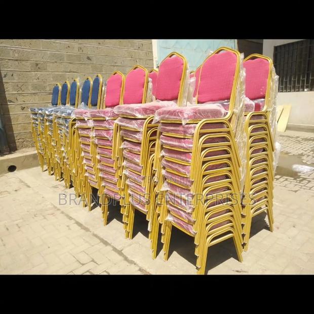 Red and Blue Conference Chairs - main view