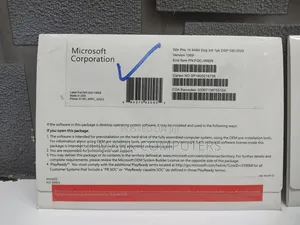 Microsoft Windows 10 Pro 64bit English Intl 1pk DSP DVD