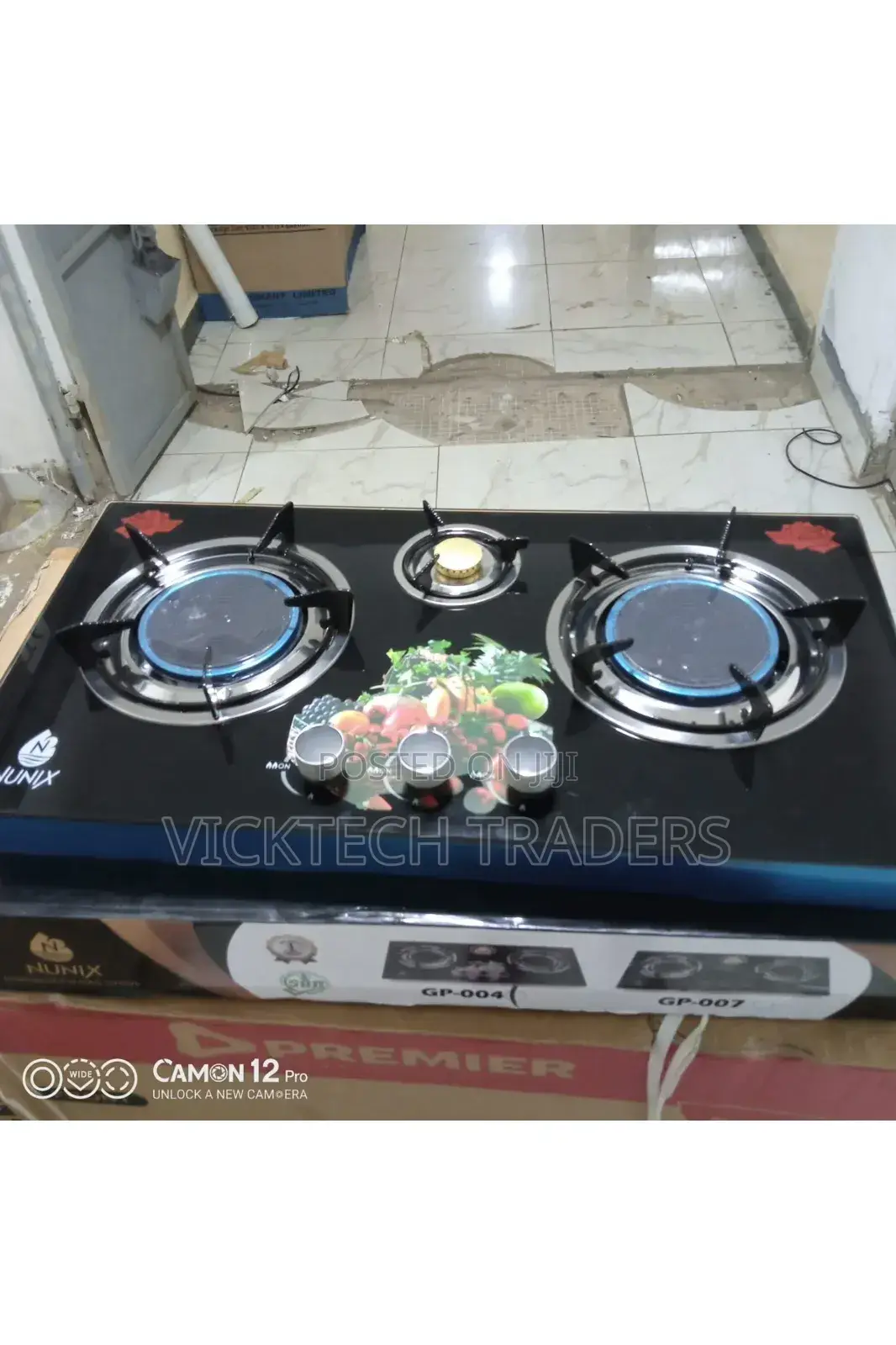Nunix 3 Burner Infrared Cooker