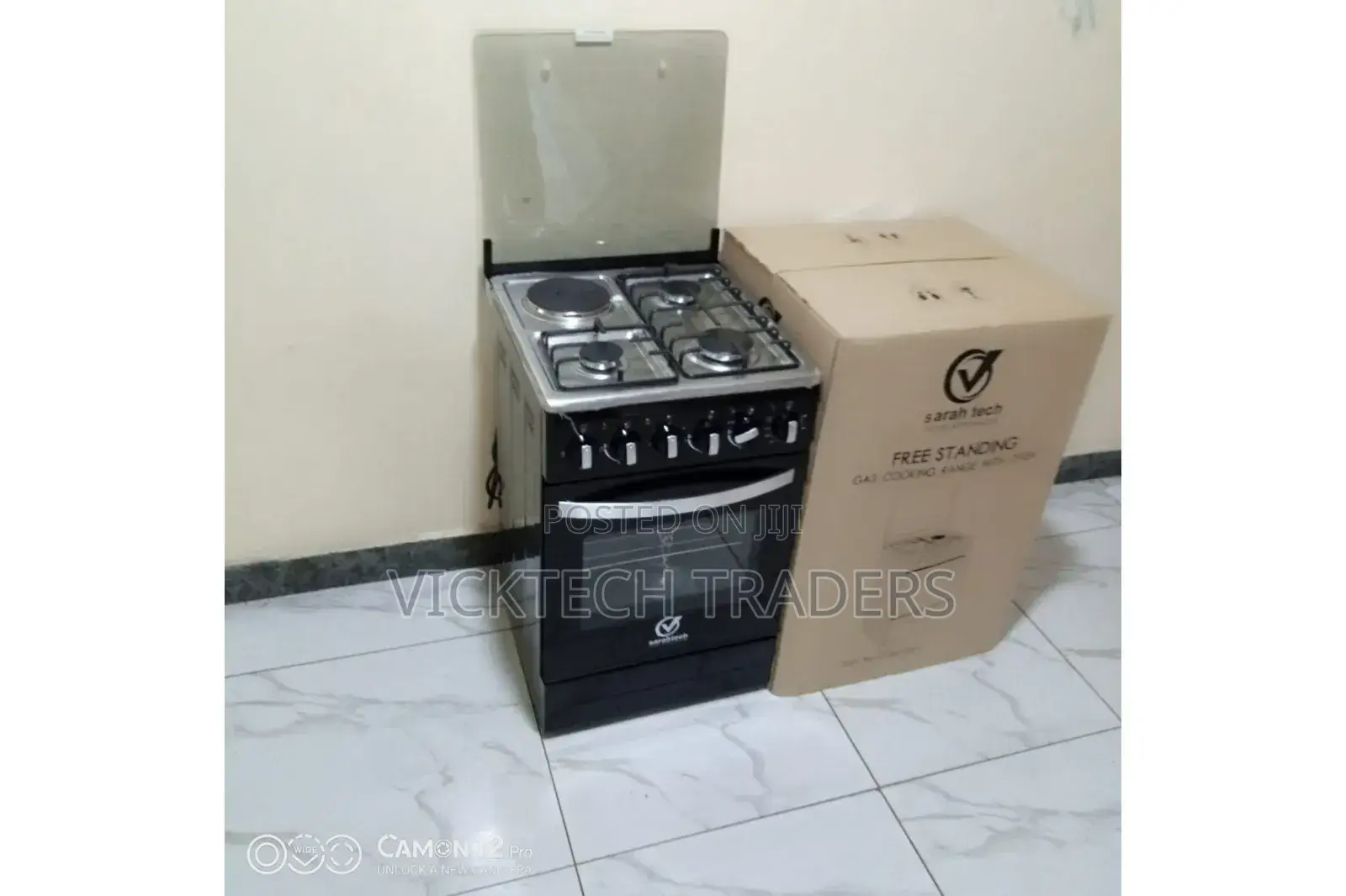 Sarahtech 3+1 Standing Cooker With Electric Oven