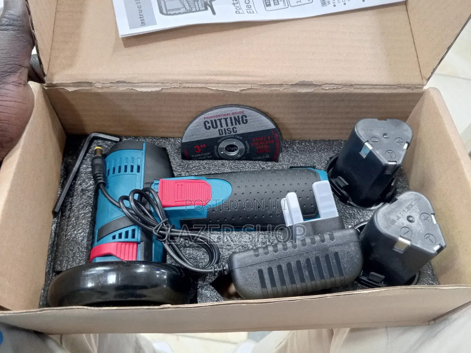 12v Cordless Grinder 3"