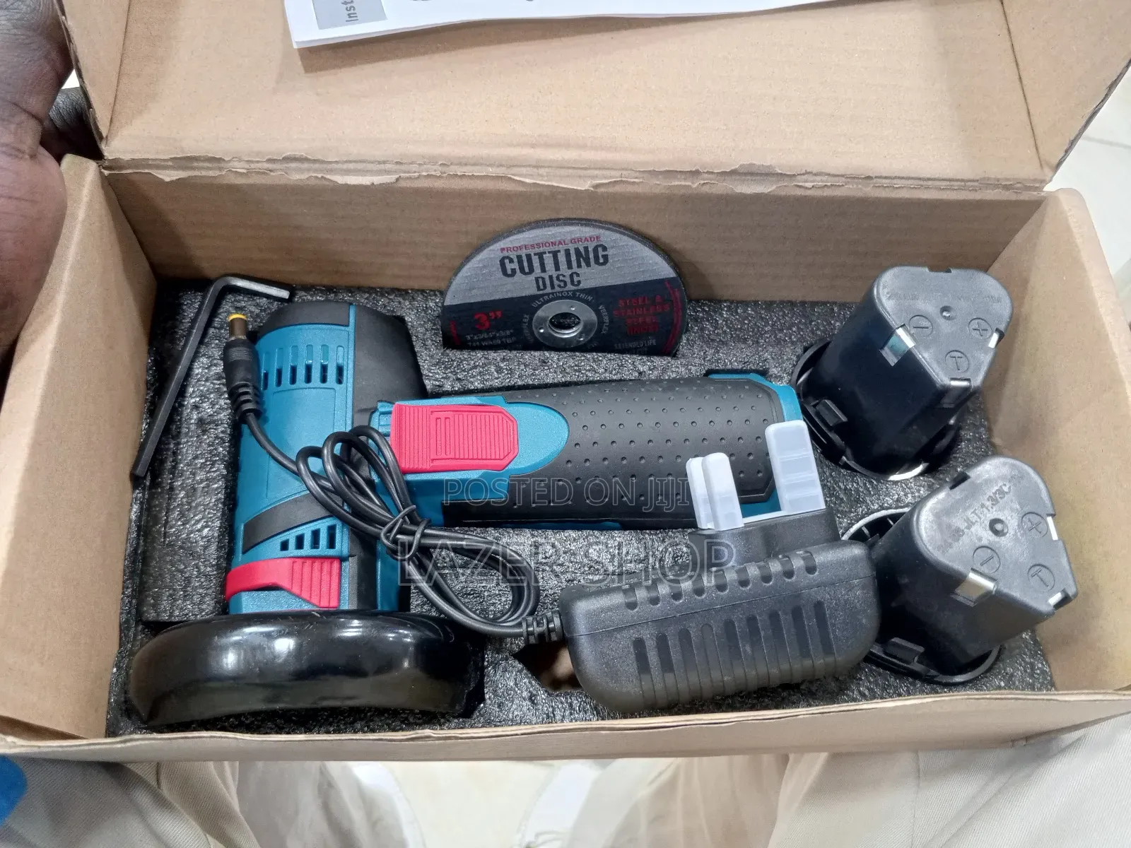 12v Cordless Grinder 3"