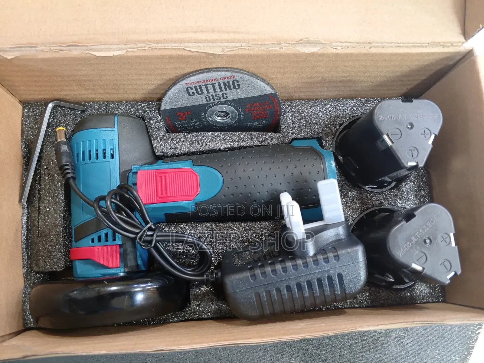 12v Cordless Grinder 3"