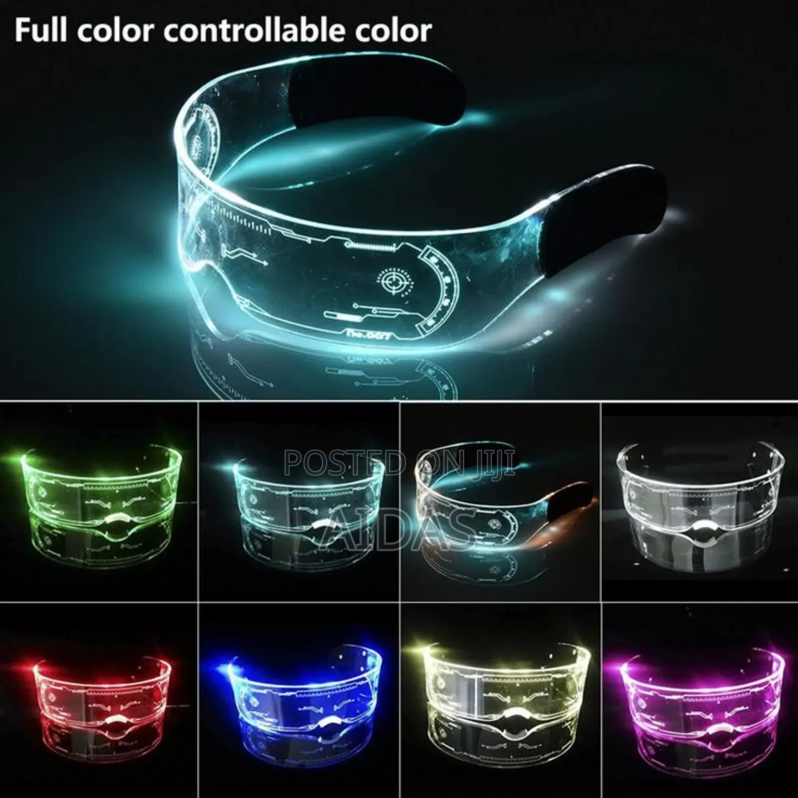 Futuristic LED Glasses