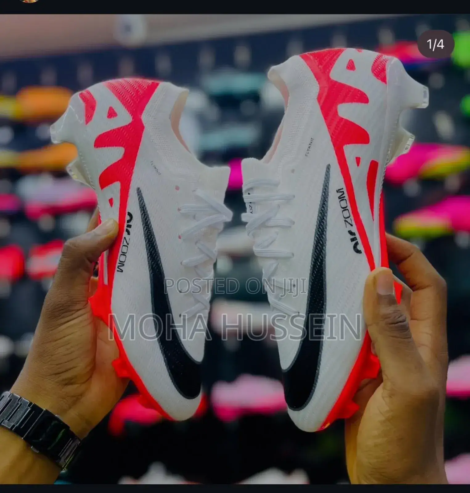 NIKE Air Zoom White ORIGINAL Football Boots