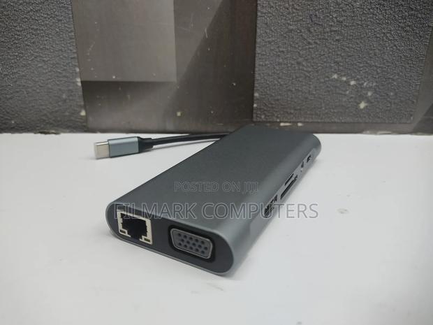 USB C Hub, USB C Adapter 11 in 1 Dongle With Hdmi, VGA