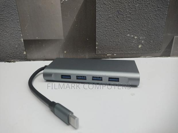 USB C Hub, USB C Adapter 11 in 1 Dongle With Hdmi, VGA - thumbnail 3
