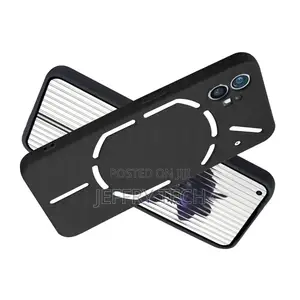Soft Liquid Silicone Case Nothing Phone 1 (Black)