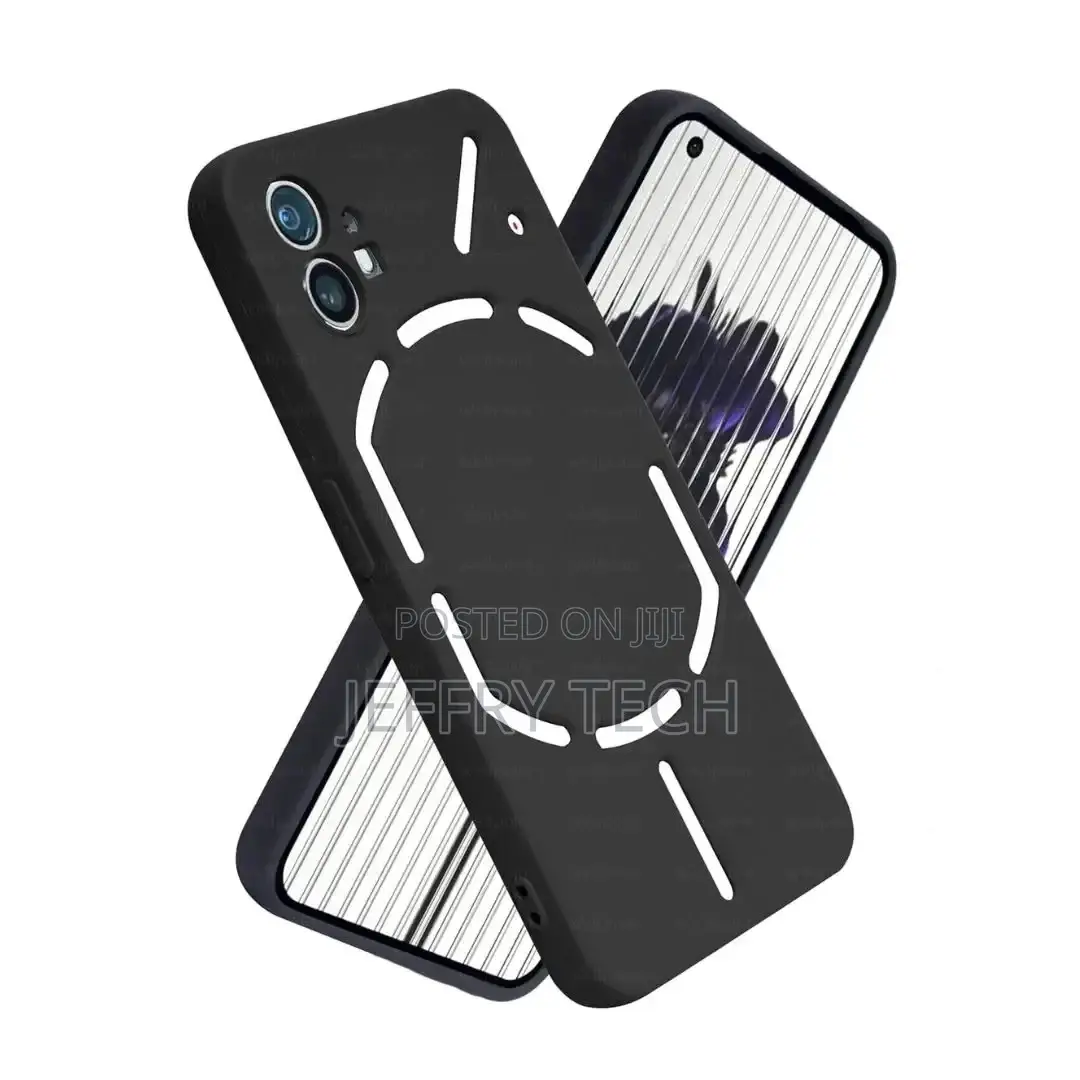 Soft Liquid Silicone Case Nothing Phone 1 (Black)