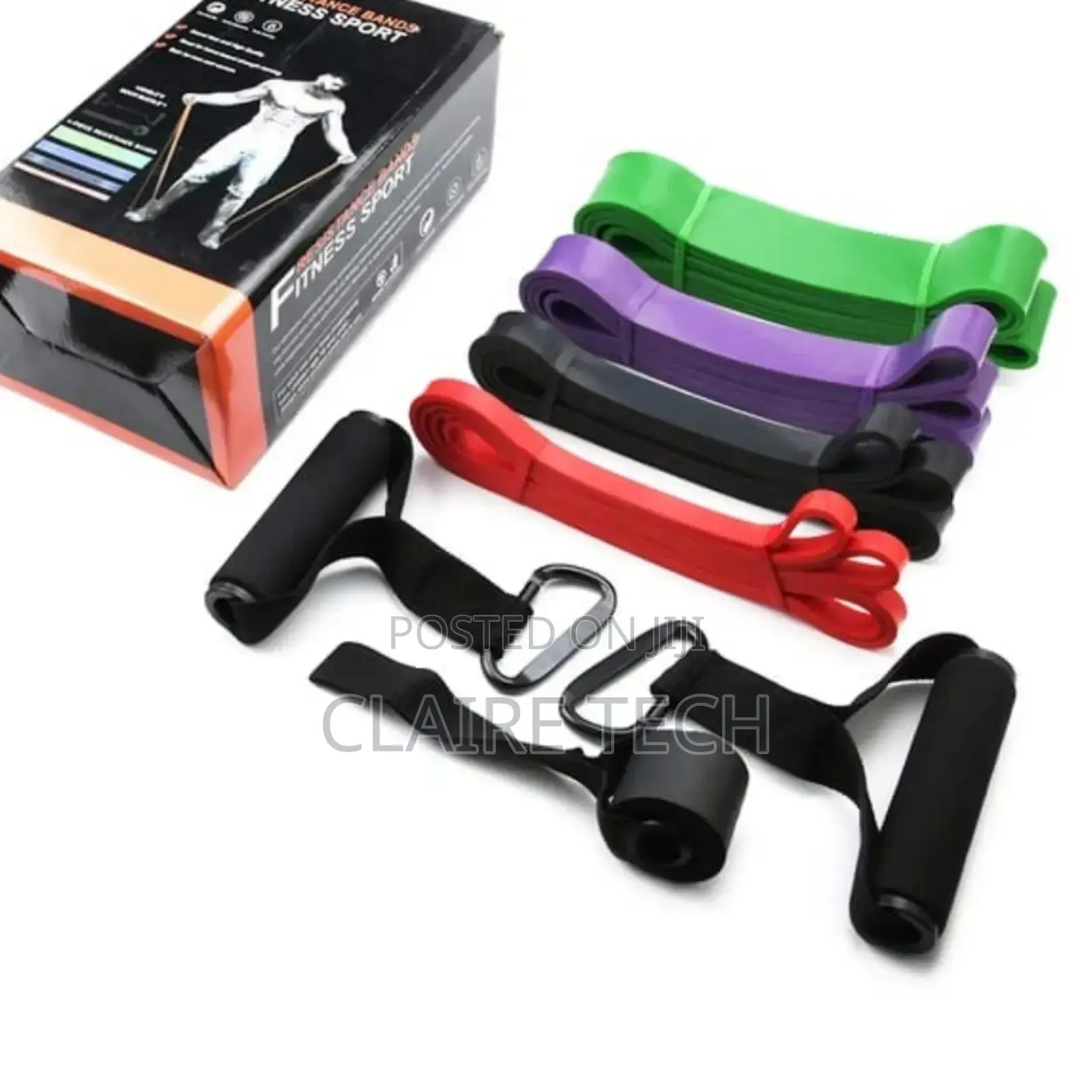 New Restocked Resistance Bands With Handles