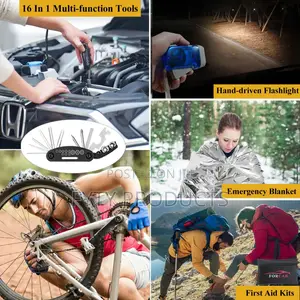 Car Roadside Emergency Safety Tools Kit Set Bag