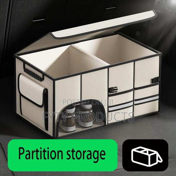 Foldable Storage Box for Car Trunk Oxford Car Storage Box - thumbnail 4