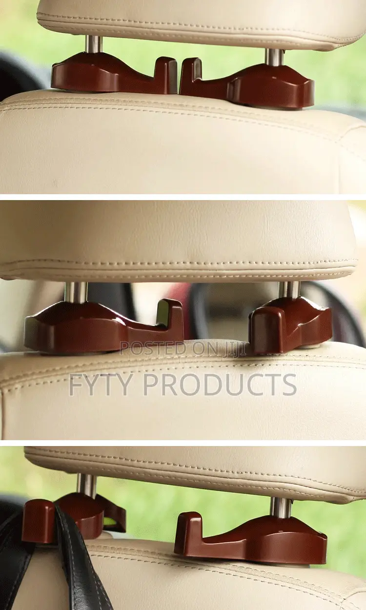 2pcs Car Seat Headrest Hook Auto Accessory Back Seat Hook