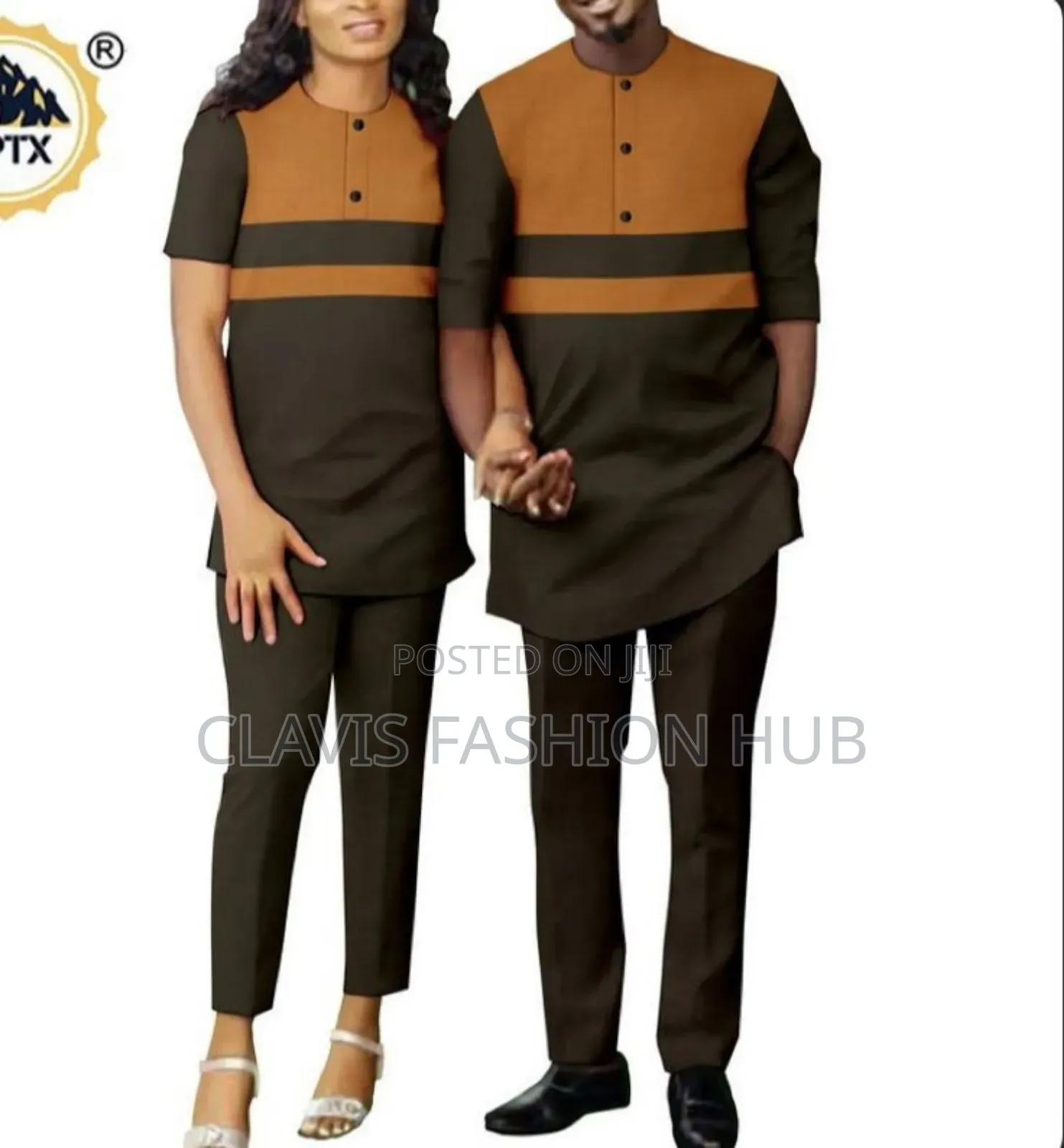 Couple African Senator Suits