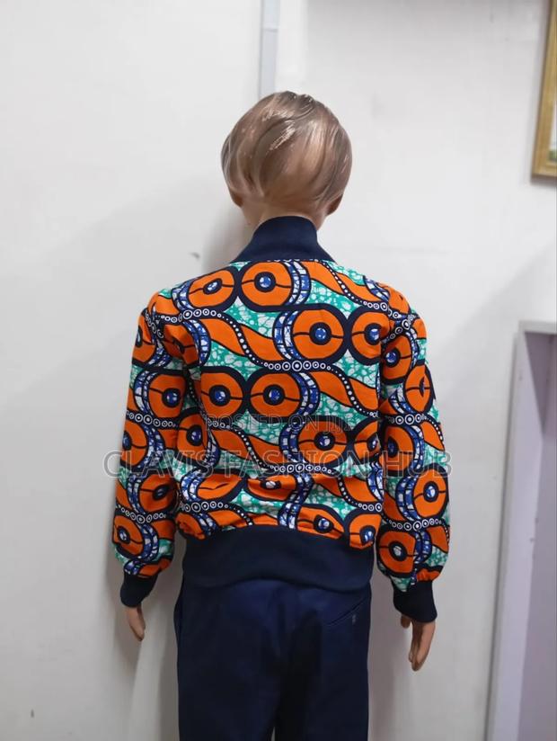 Kids Ankara Bomber Jacket - thumbnail 2