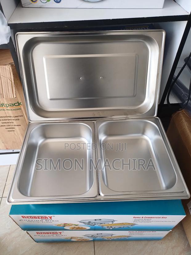 Chefing Dish With Double Inserts - main view