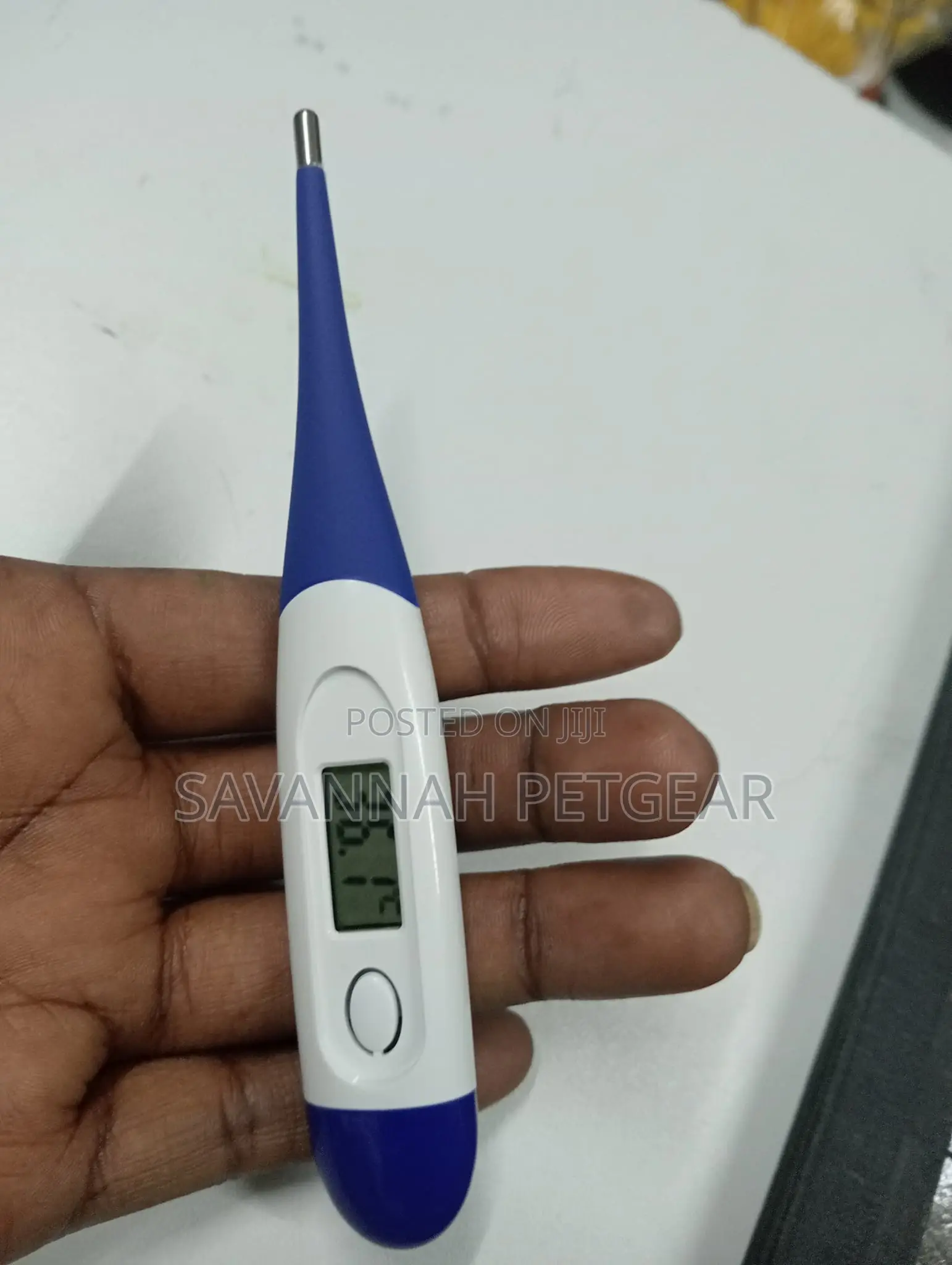 Digital Thermometer - White Blue