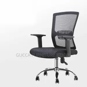 Office Chairs: Ergonomic Midnight Black Mesh Office Chair