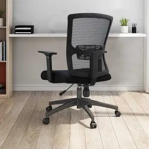 Office Chairs: Ergonomic Midnight Black Mesh Office Chair