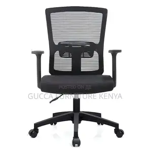 Office Chairs: Ergonomic Midnight Black Mesh Office Chair