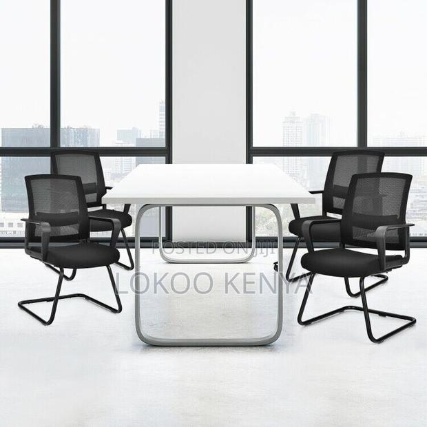 Office Chairs: Antonella Mesh Cantilever Guest Seat