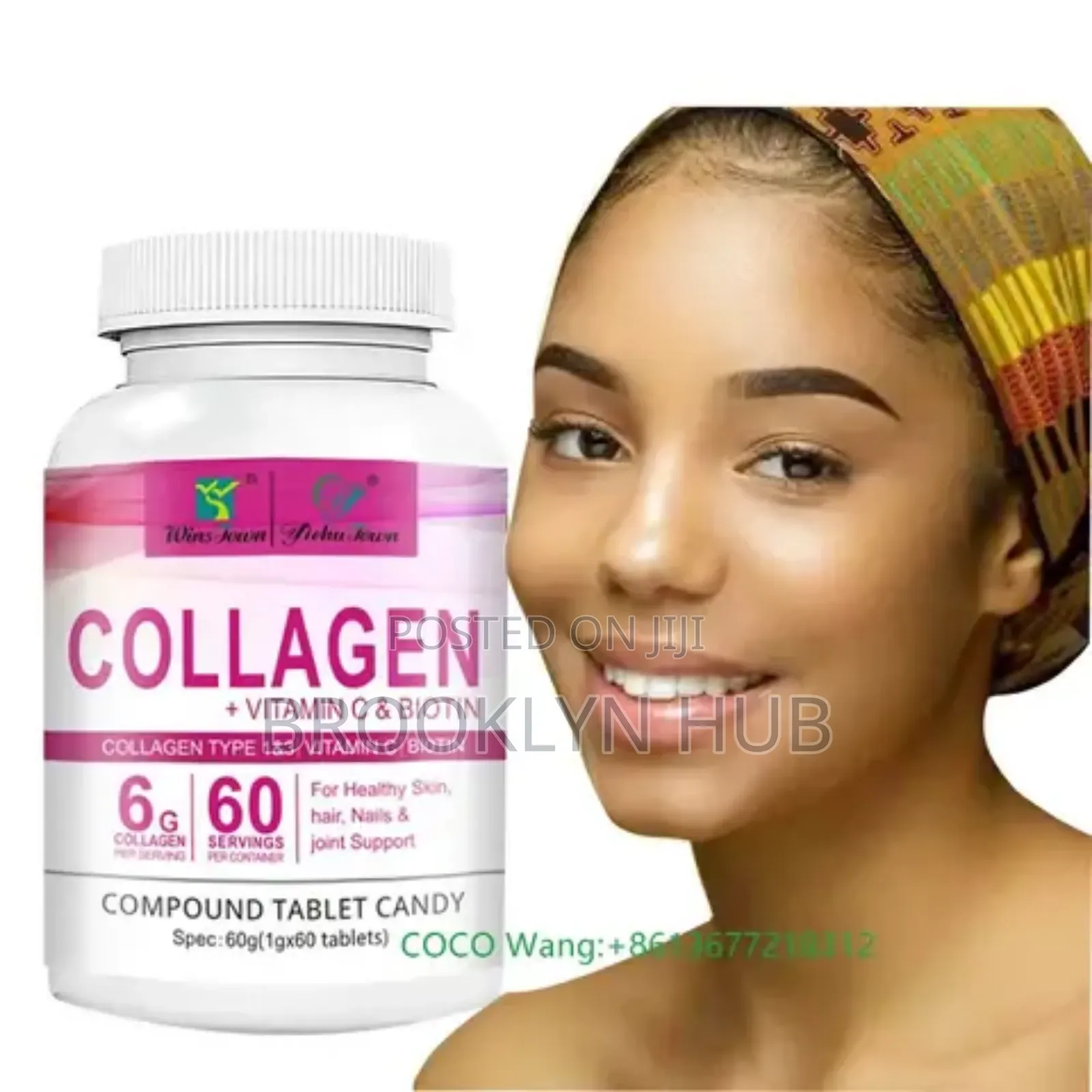 Collagen and Vitamin C for Health Hair and Beautiful Skin