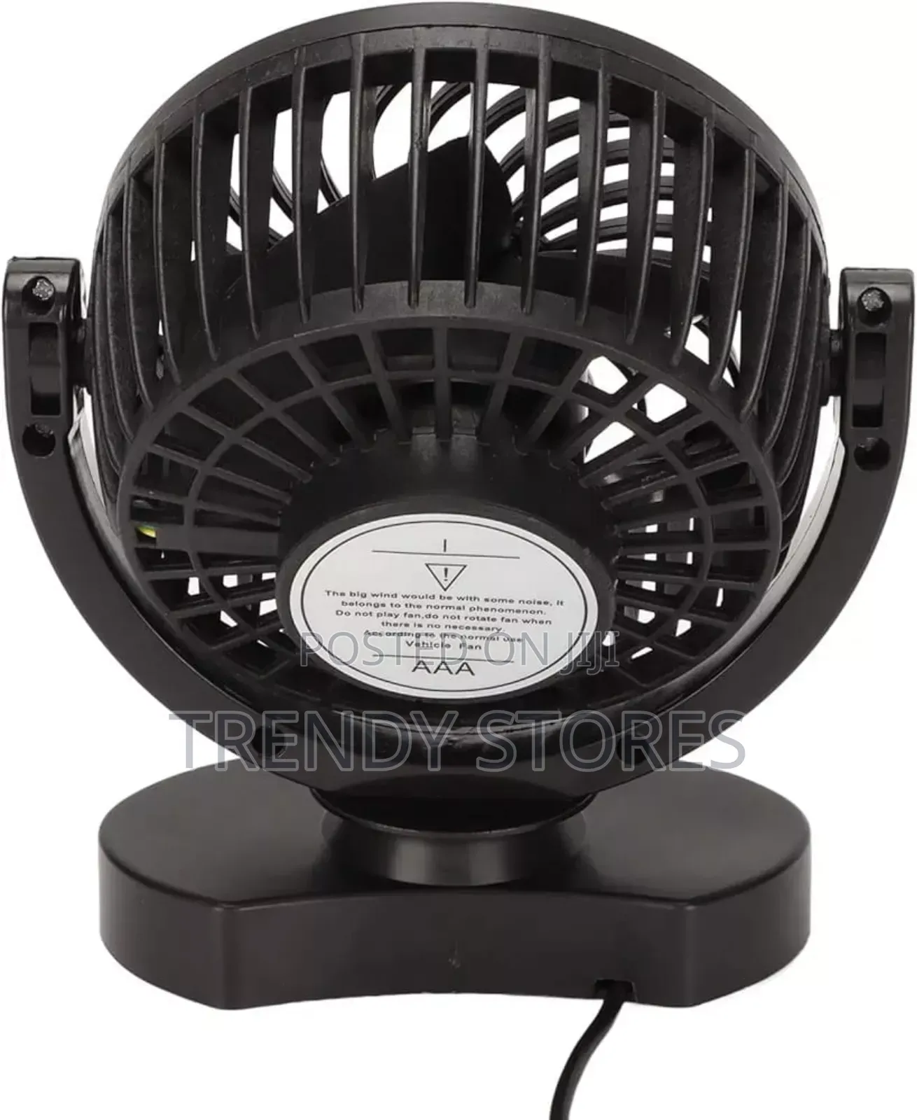 Rotating Car Cooling Fan
