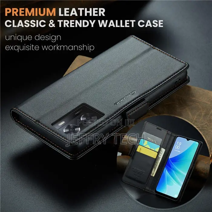 Caseme OPPO A57 4g/Oppo A77 4gmagnetic Buckle Case Black