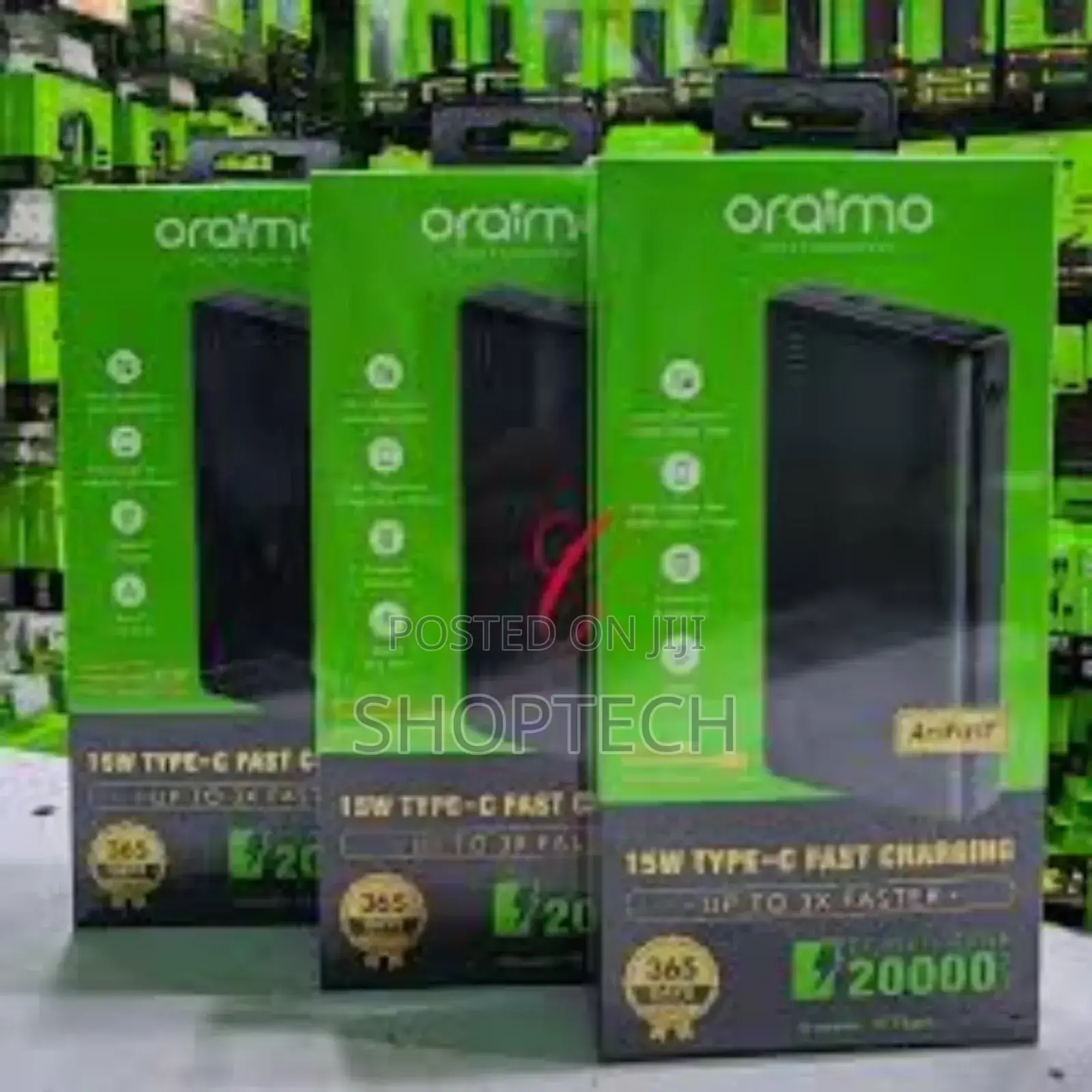 Oraimo Traveler 15 Flash OPB-1200 Type C Fast Charging